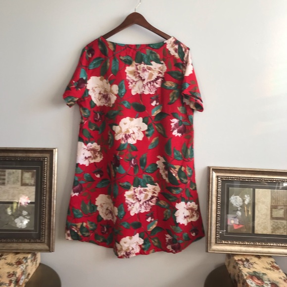 NWOT  Cotton MIDI Dress loose and breathable Linen - Picture 9 of 16